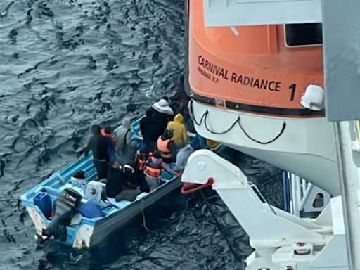 Carnival cruise ship responds to distress call, rescues 25 stranded people