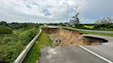 In Johor, road in Forest City collapses