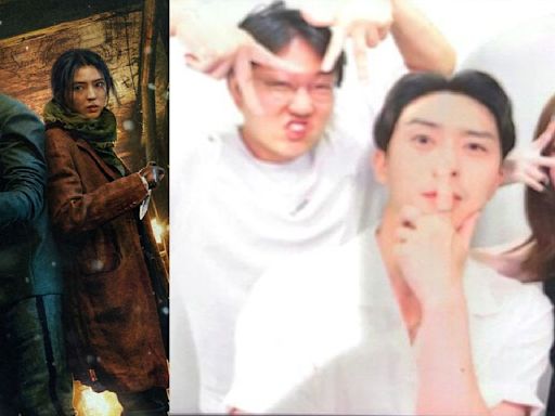 PICS: Han So Hee hangs out with Gyeongseong Creature co-star Park Seo Joon and director Jung Dong Yoon