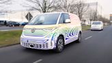 2024 VW ID.Buzz teased on the move: Electric Bus debuts March 9