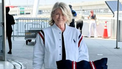 Martha Stewart Heads to Paris Olympics with Perfectly Coordinated Red, White and Blue Luggage