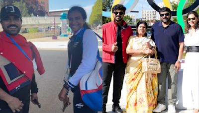 Paris Olympics 2024: Ram Charan gets special tour of the Village from PV Sindhu; wife Upasana captures VIDEO