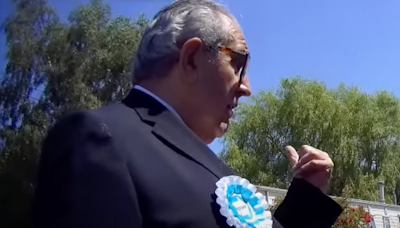 Reform UK activist filmed using racial slur to describe Rishi Sunak while campaigning for Nigel Farage