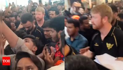 Watch: Heinrich Klaasen loses cool after being mobbed by fans | Cricket News - Times of India
