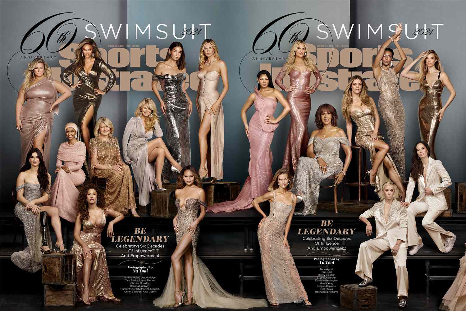 “SI Swimsuit” Celebrates 60th Anniversary with Iconic Legends Covers Starring Martha Stewart, Tyra Banks and More