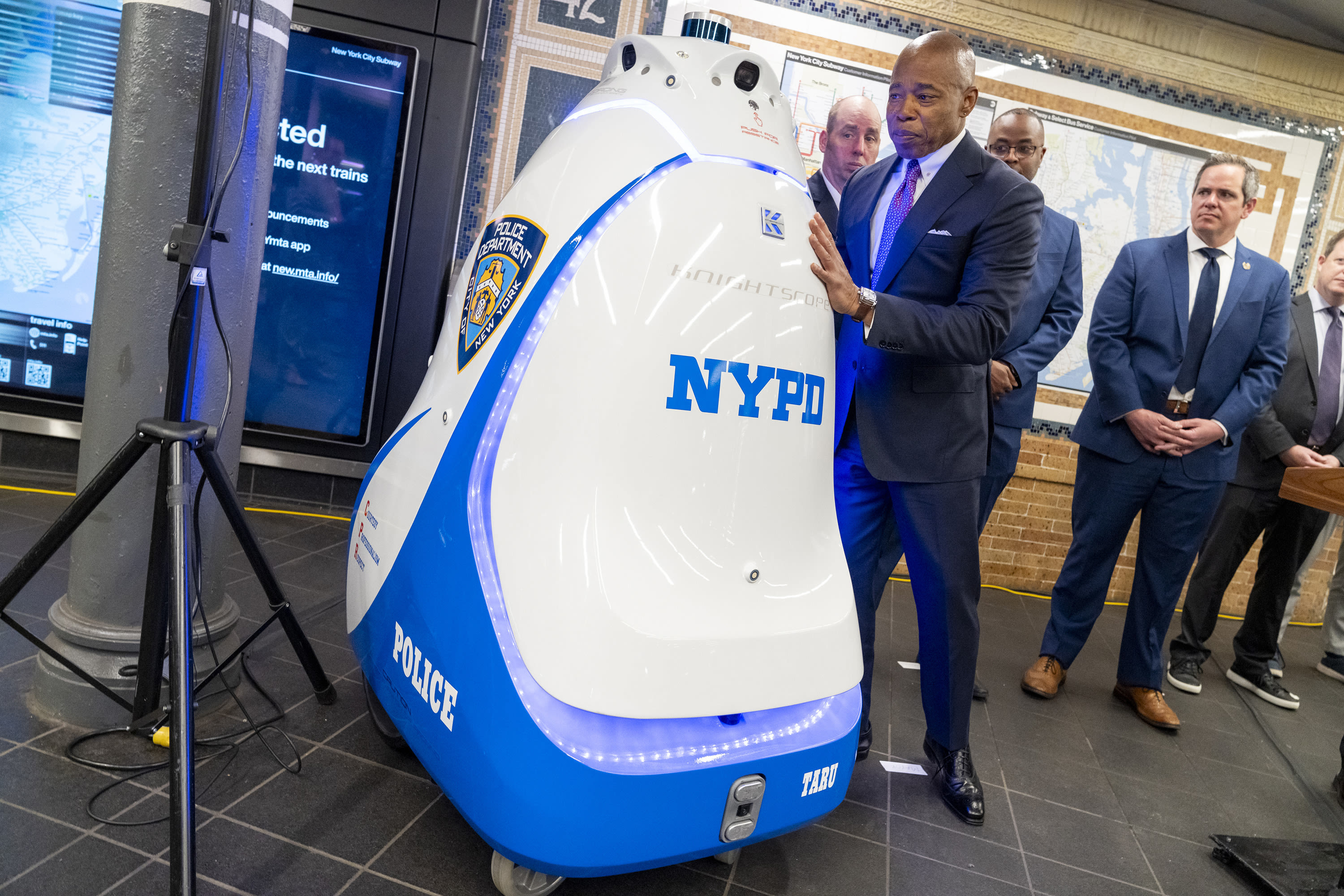 Robot pulled from Times Square subway patrol may be in line for new assignment