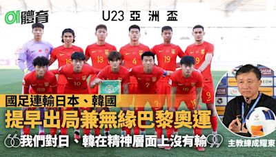 U23亞洲盃｜國足連敗無緣奧運 門將再串演前鋒 韓媒：非常荒唐