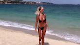 Christine McGuinness shows off her incredible figure as she strips to a bikini