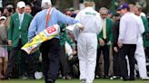 Jack Nicklaus had a sweet flag bag during the Masters 2024 Honorary Starters ceremony