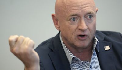 Sen. Mark Kelly finally begins to define himself — as Biden's reelection shill