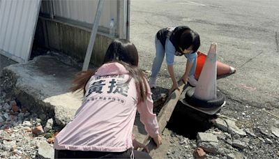 黃捷回國積極勘災 質疑藍委仍在國外沒回選區視察