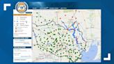 Harris County Flood Control map shows where flooding is happening and where it's likely to happen