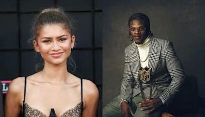 Zendaya linked with NFL star on Ravens as Lamar Jackson responds to fake quote