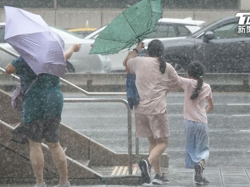 天氣／凱米颱風遠離！中南部「一片橘紅」慎防致災雨彈 2天下到瘀紫│TVBS新聞網