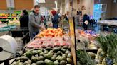 Inflation eases slightly to 6.8% in November, as food prices continue to soar