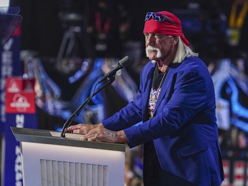 El luchador Hulk Hogan anuncia su respaldo a Trump en la Convención Republicana