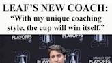 HARDING: The Prime Minister as Leafs coach
