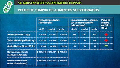 Argentina insólita: crece el sueldo en dólares, pero se desploma el poder adquisitivo