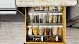 Couple Shares IKEA Hack for Maximizing Tiny Odd Kitchen Space Into a Sliding Drawer