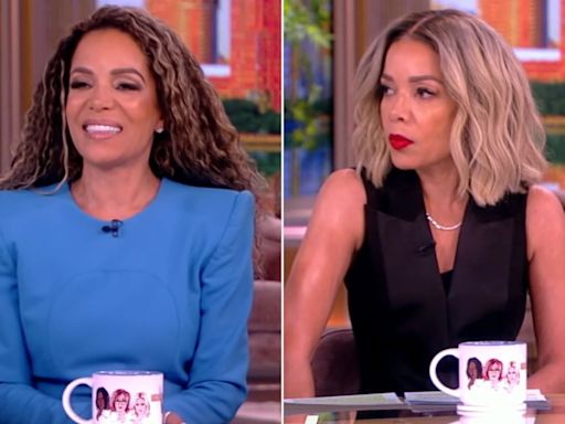 'The View' cohost Sunny Hostin debuts new hairstyle live on the air: 'It gives Bond villain'