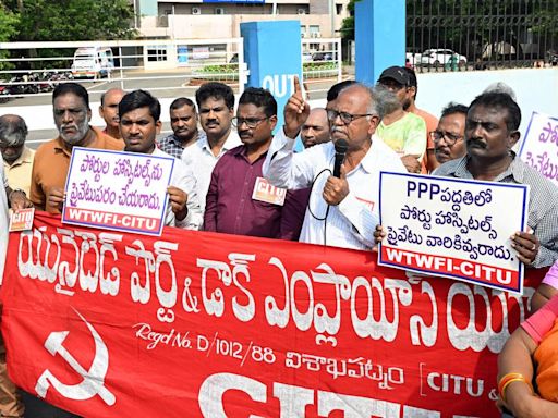 CITU opposes Centre’s move to develop Visakhapatnam port hospital under PPP mode