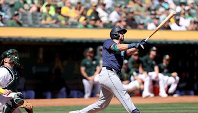 Cal Raleigh homers and hits sacrifice fly as Mariners beat A's 6-4