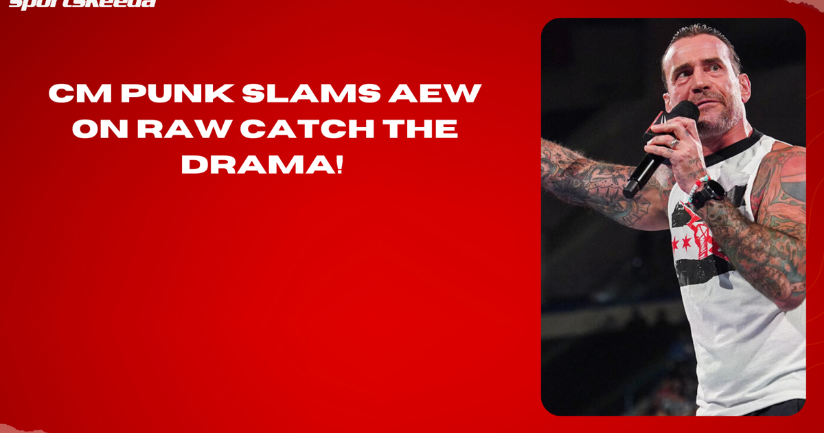 CM Punk Slams AEW on Raw Catch the Drama! #CMPunk #AEW #WWE #Controversy