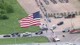 Medal of Honor motorcade travels from DFW to Gainesville