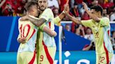 Joselu features as Spain coast past Albania before Euro knock-outs