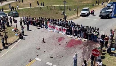 UC Santa Cruz pro-Palestine protestors block university entrances