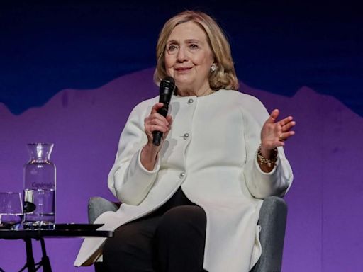 Hillary Clinton Addresses 'Fears' Surrounding 'Dangerous' Donald Trump Potentially Winning 2024 Election