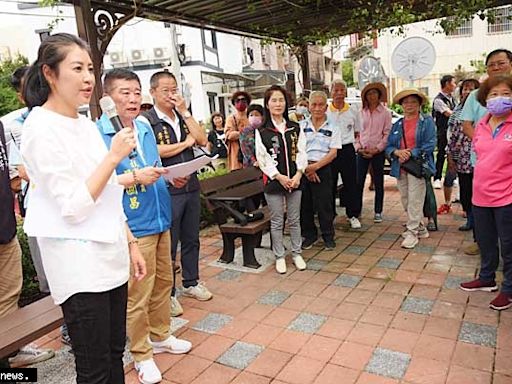 許淑華會勘埔里基層建設 核定2千5百餘萬改善