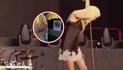 [Video] Murciélago mordió a la cantante Taylor Momsen durante su 'show' en España con AC/DC