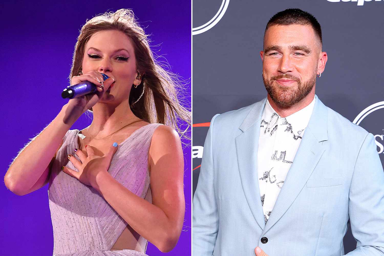 Every Time Travis Kelce Caught Taylor Swift on the Eras Tour (So Far!)