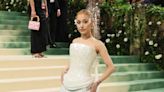 Ariana Grande Dazzles in Pearly White Gown at 2024 Met Gala