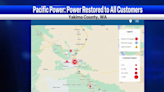 Power restored to thousands of residents across Yakima, Selah