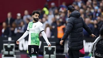 Salah y Klopp escenifican con una pelea el fin de la 'era feliz' del Liverpool