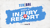 Titans and Ravens final injury reports for Week 6