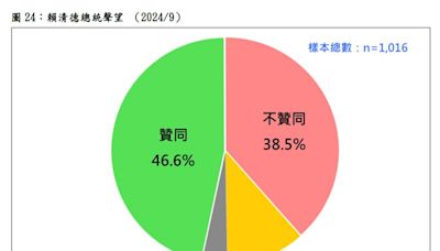 TPOF民調／賴清德聲望46.6%、不滿意38.5%！游盈隆：民意支持強度增強