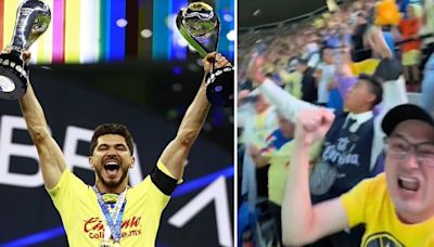 Vendedor de cervezas se vuelve viral al celebrar gol de Henry Martín en la Final ante Cruz Azul