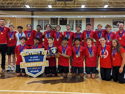 Parkland boys volleyball prevails in battle with Whitehall for 2nd straight district title