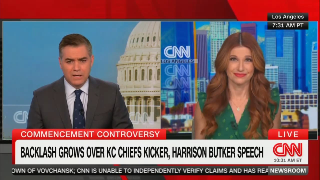 Jim Acosta Blasts Harrison Butker’s Controversial Commencement Speech: ‘Missed Wide Right’