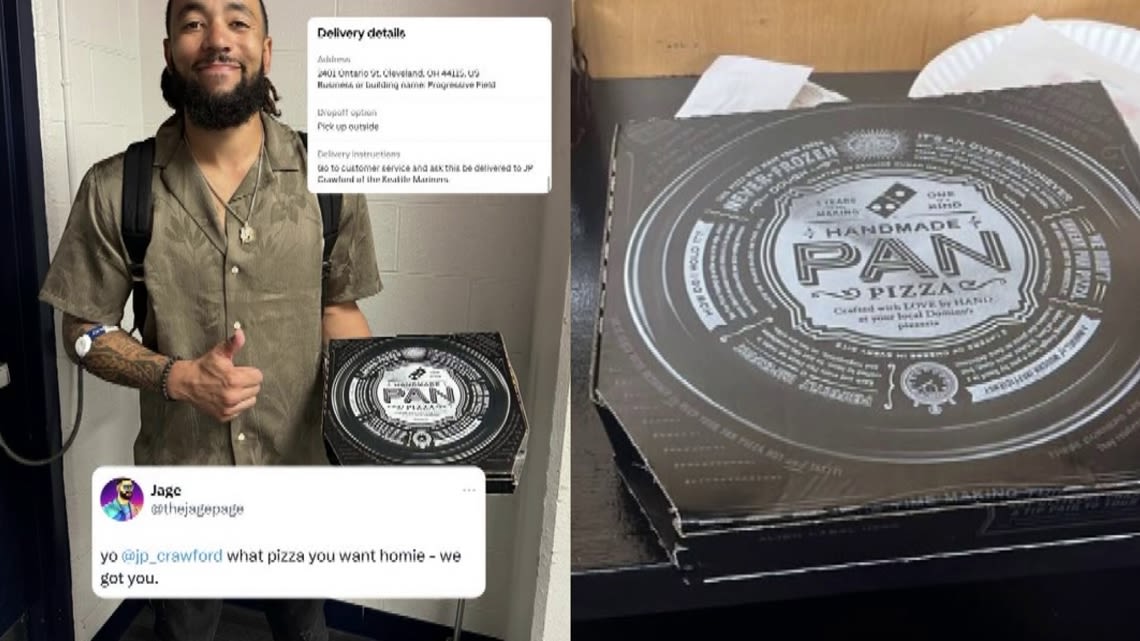 How a Seattle Mariners fan organized a 'clutch' pizza delivery for J.P. Crawford