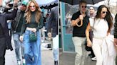 Jennifer Lopez Joins Matt Damon and Wife Luciana for Lunch in New York City