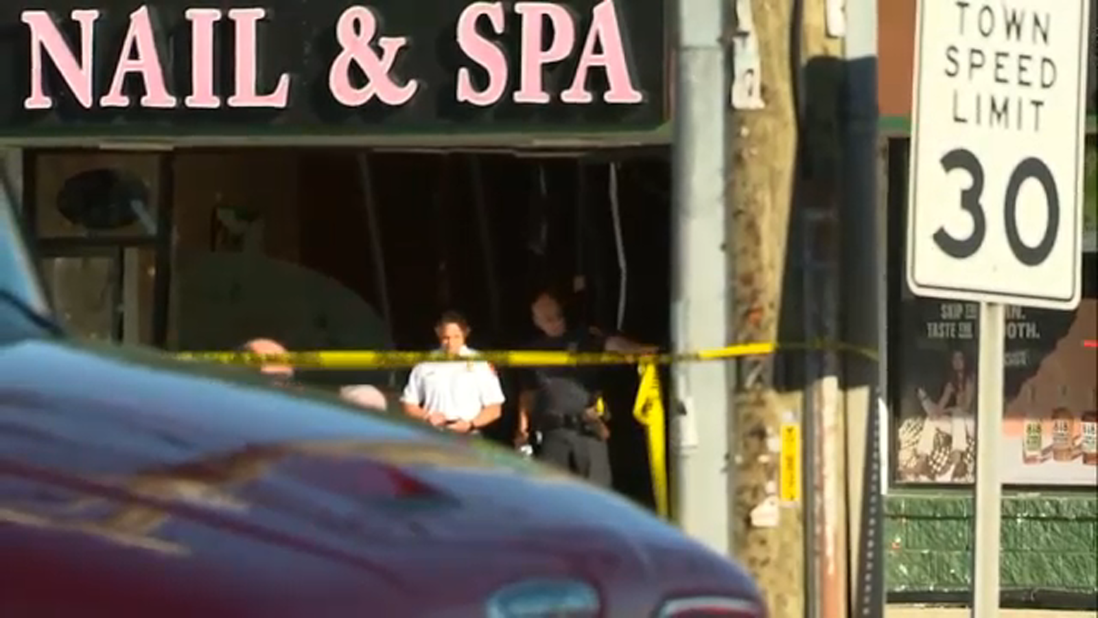 Off-duty police officer among 4 killed in DWI crash at New York City nail salon; 9 others injured