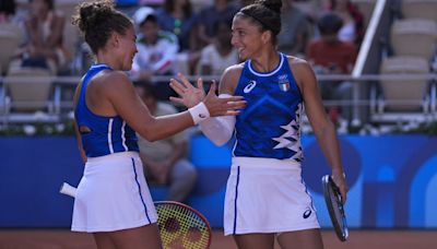 Olympics: Errani and Paolini win historic gold in Paris