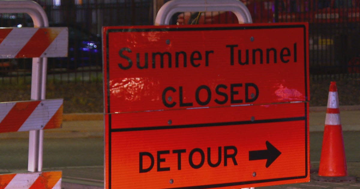 Traffic and delays pile up in Boston as Sumner Tunnel's one-month closure begins