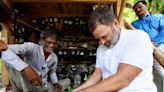 UP Cobbler Who Rahul Met Now A Local Celeb; Offered Rs 10L For Slippers Stitched By Congress Leader