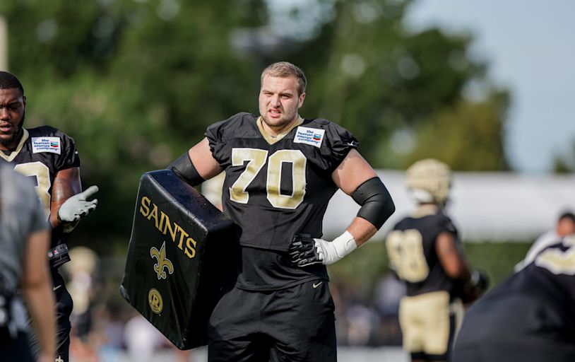 Trevor Penning not yet an option at guard for the Saints