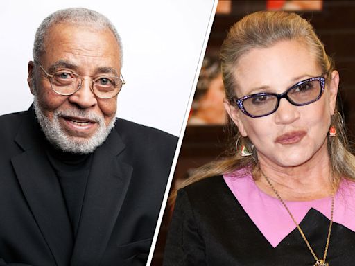 The first time James Earl Jones met Carrie Fisher wasn't on Star Wars